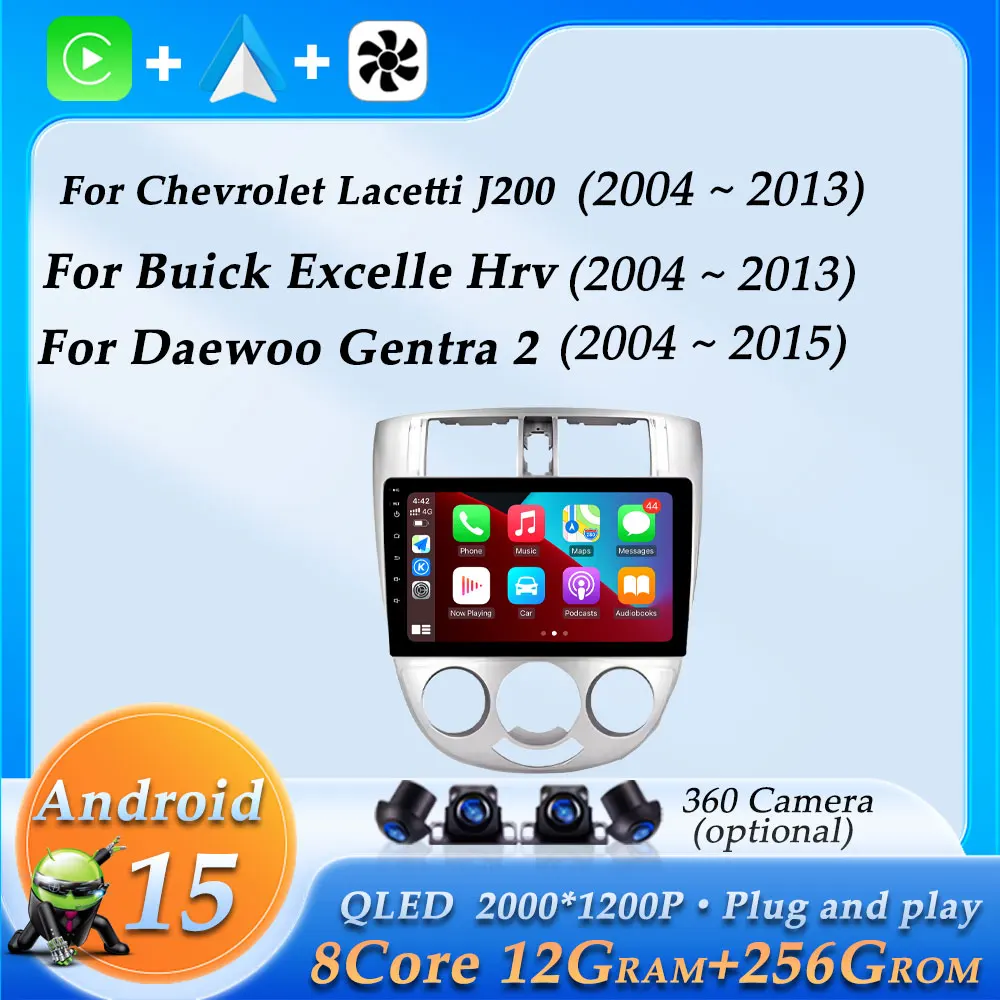 

Car Radio Video Multimedia Player for Chevrolet Lacetti J200 Buick Excelle Hrv 2004 - 2013 for Daewoo Gentra 2 2004 - 2015 BT 4G