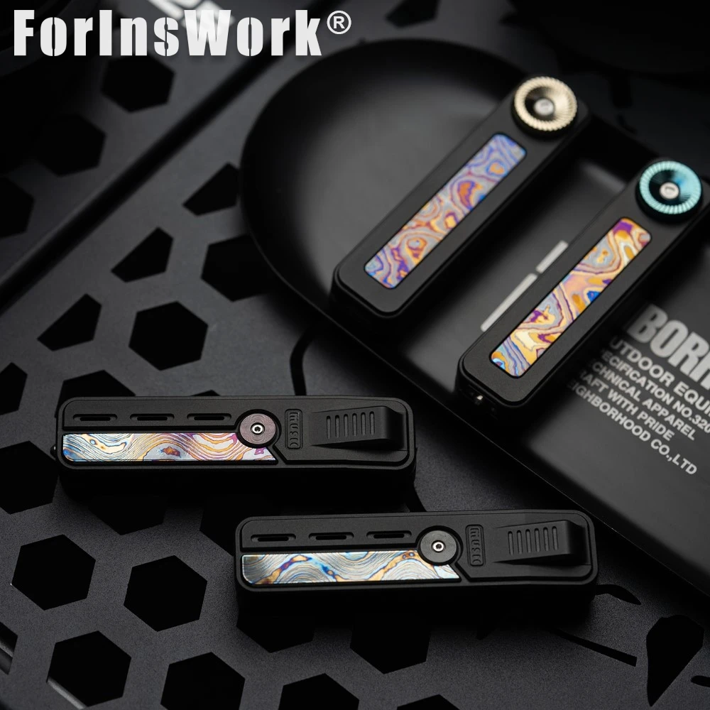 BidRush EDC RHYTHM Box Mechaniczny i Magnetyczny Slider Antystresowy z Cyrkonu w Kolorze Czarnym, Zabawka do Gry z Palcami