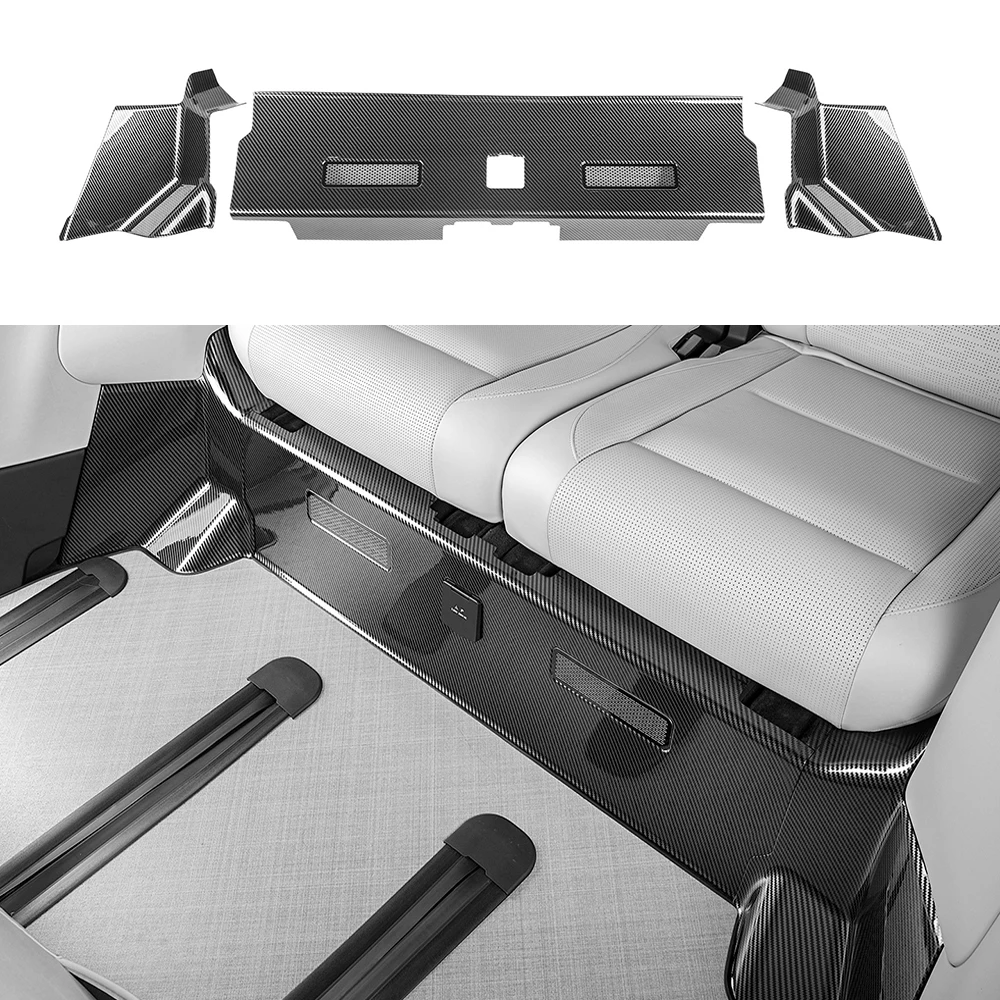 

Противоударный чехол из углеродного волокна с рисунком под трехрядными сиденьями для Geely Lynk & Co 900 2025 2026, аксессуар для модификации салона автомобиля