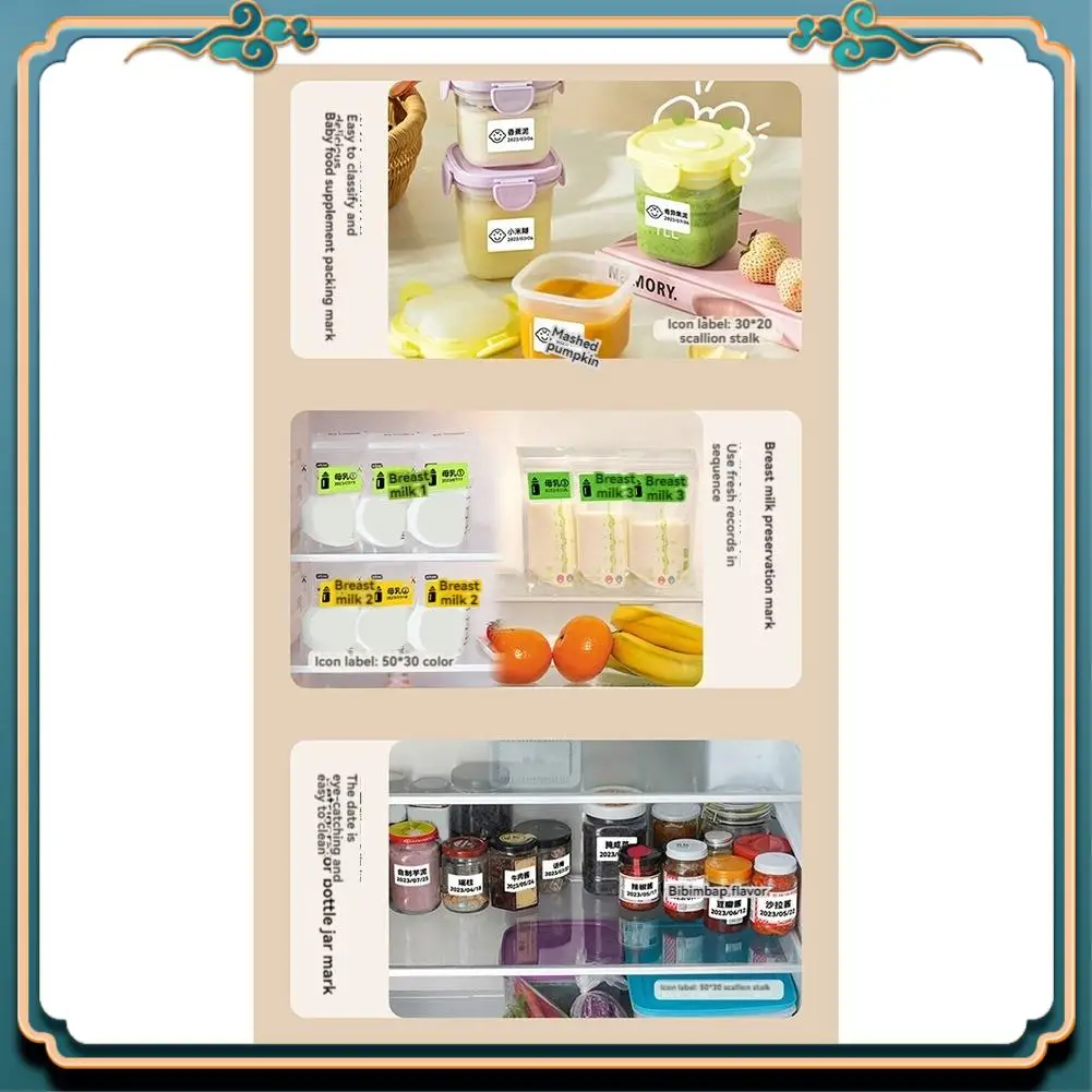 (New)-For NIIMBOT B21/B1/B203/B3S Frozen Label Paper Resistant To Low Temperatures Down-18°C For Kitchen/Freezer Cabinet