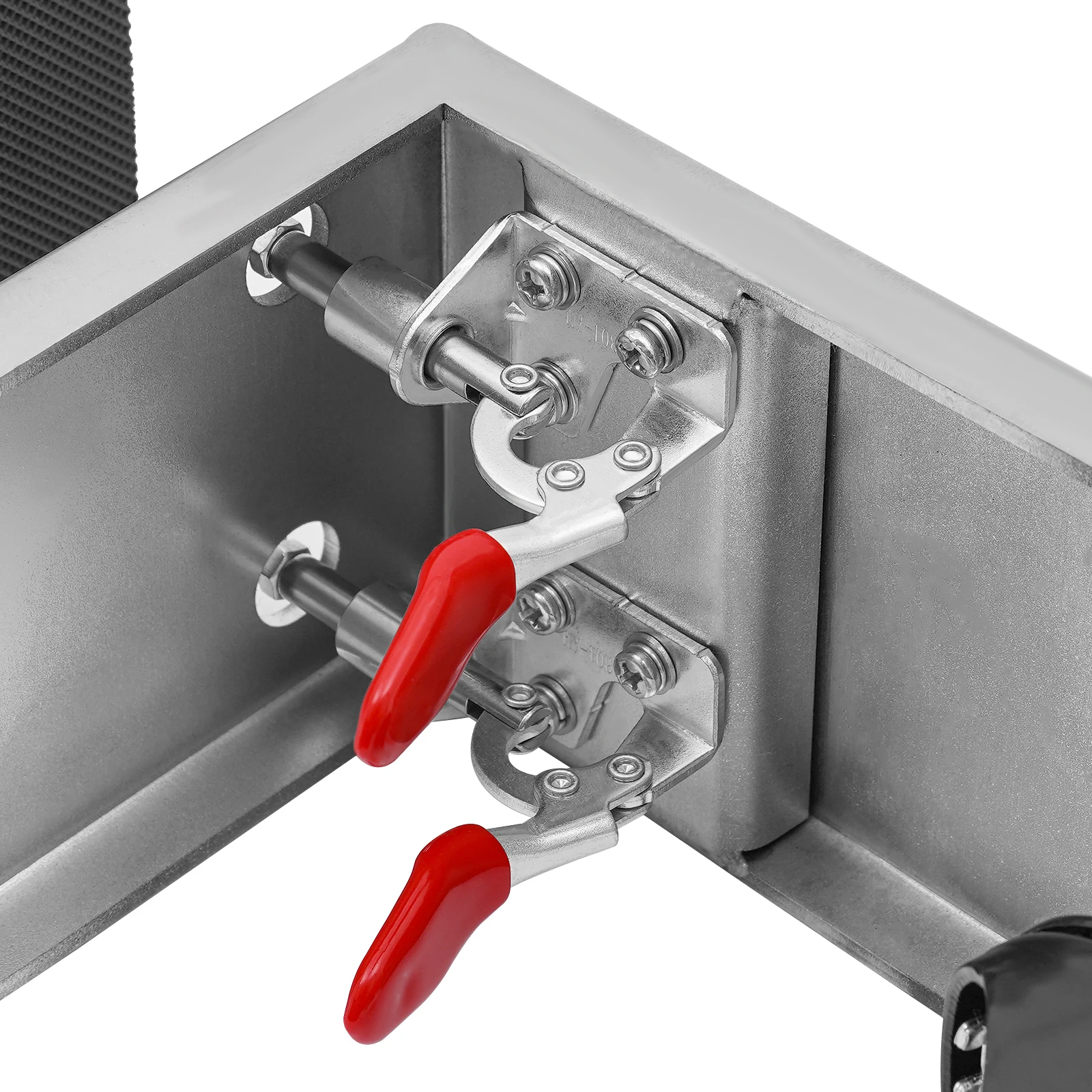 Набор инструментов для установки дверей, набор из 2 предметов, 360° °   Колеса с тормозами, для дверей толщиной 1,375-1,75 дюйма, 4 держателя давления