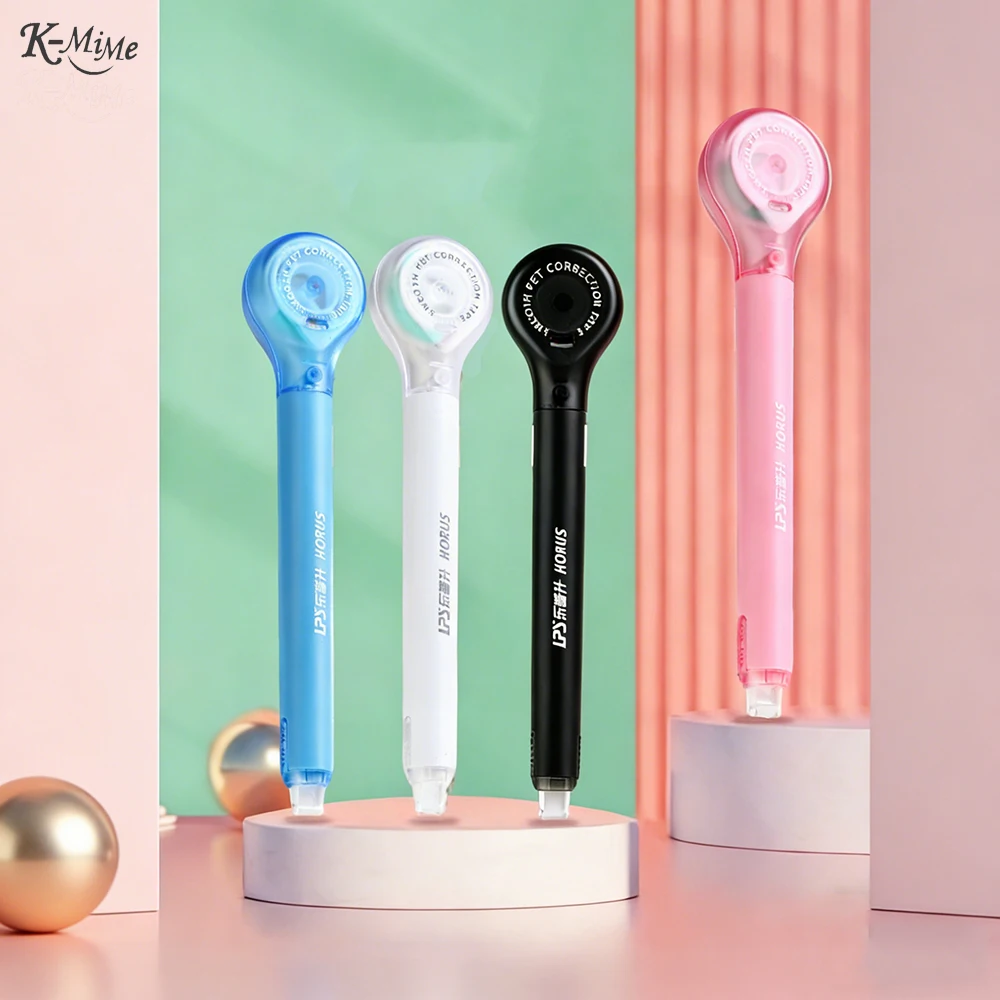 Ruban correcteur en forme de stylo rechargeable, matériel de papeterie pour la rentrée scolaire