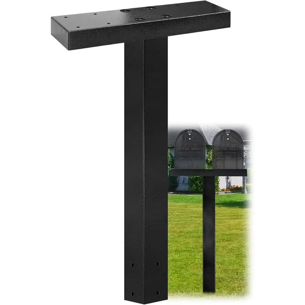 

Опора для почтового ящика 43 дюйма, для установки в грунт, для деревянных столбов 4x4 дюйма, усиленная, 43 x 4 x 4 дюйма, для наружного монтажа почтового ящика