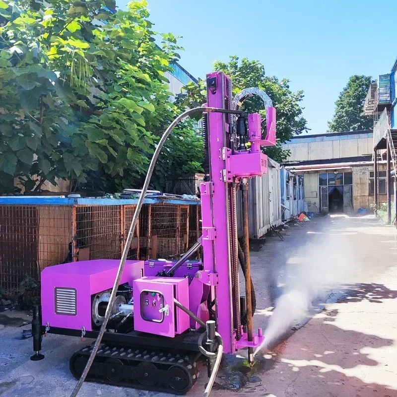 Crawler Rotary Portable Drilling Rig Machine  Mounted Jet Grouting  for Sale Roto Hammer  Drill