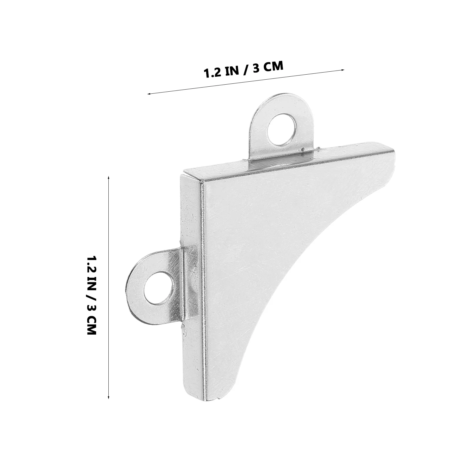 50pcs Bathroom Mirror Clips Metal Corner Brackets For Glass Mirrors Heavy Duty Mounting Hardware No Tools Needed Waterproof