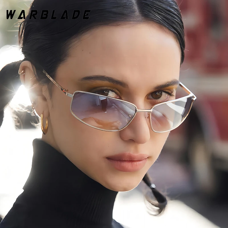 

Y2K Men Women Sunglasses 2025 Vintage Small Metal Sunglasses Unisex Fashion Luxury Brand Design Outdoors Travel Eyeglasses UV400