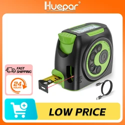 Huepar-cinta métrica láser DT30, medidor de distancia, telémetro láser Digital de alta precisión con pantalla LCD