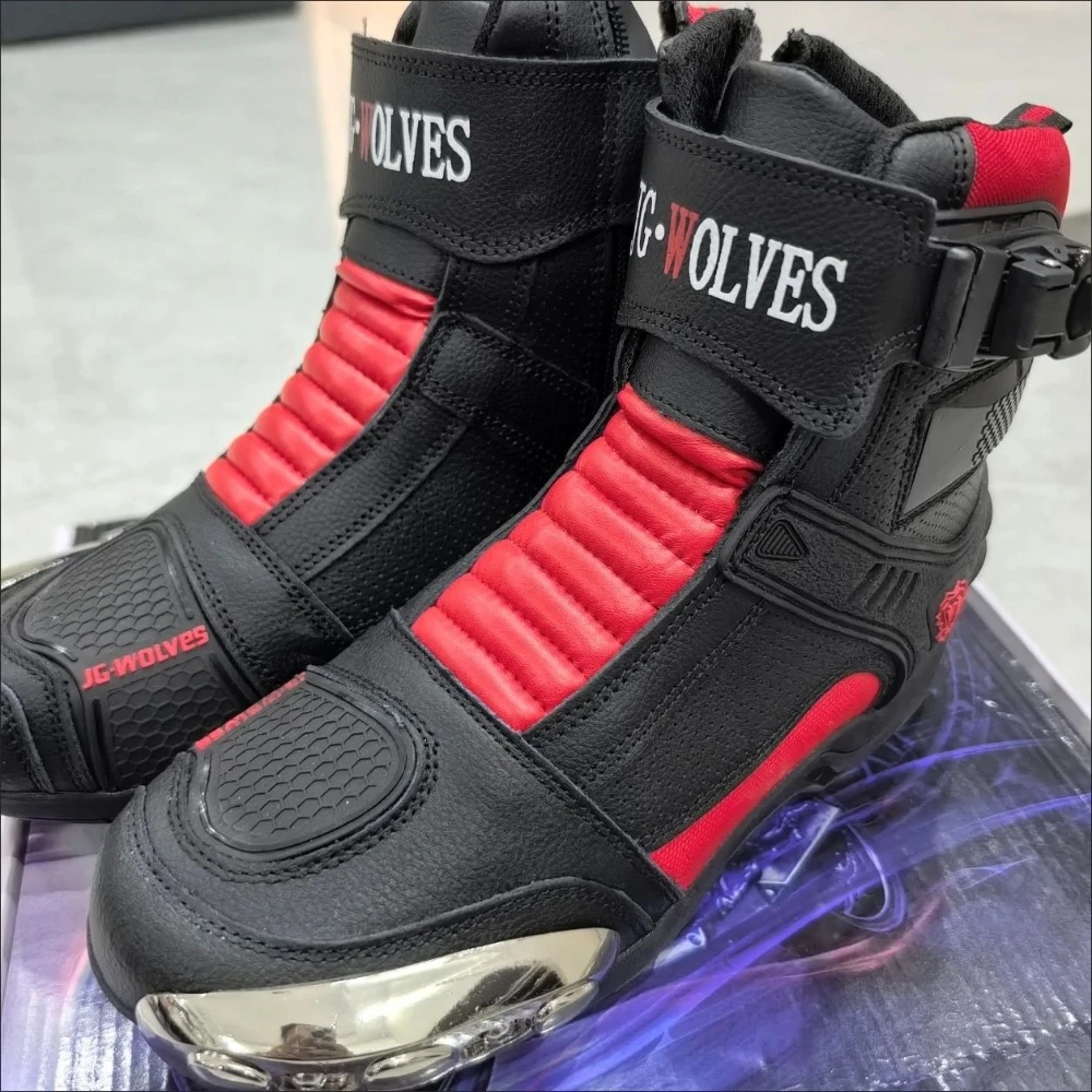 

Waterproof Motorcycle Boots Men Women Riding Anti-slip Winter Sneakers Shoes Bicycle Mountain Racing Road Speed All Seasons