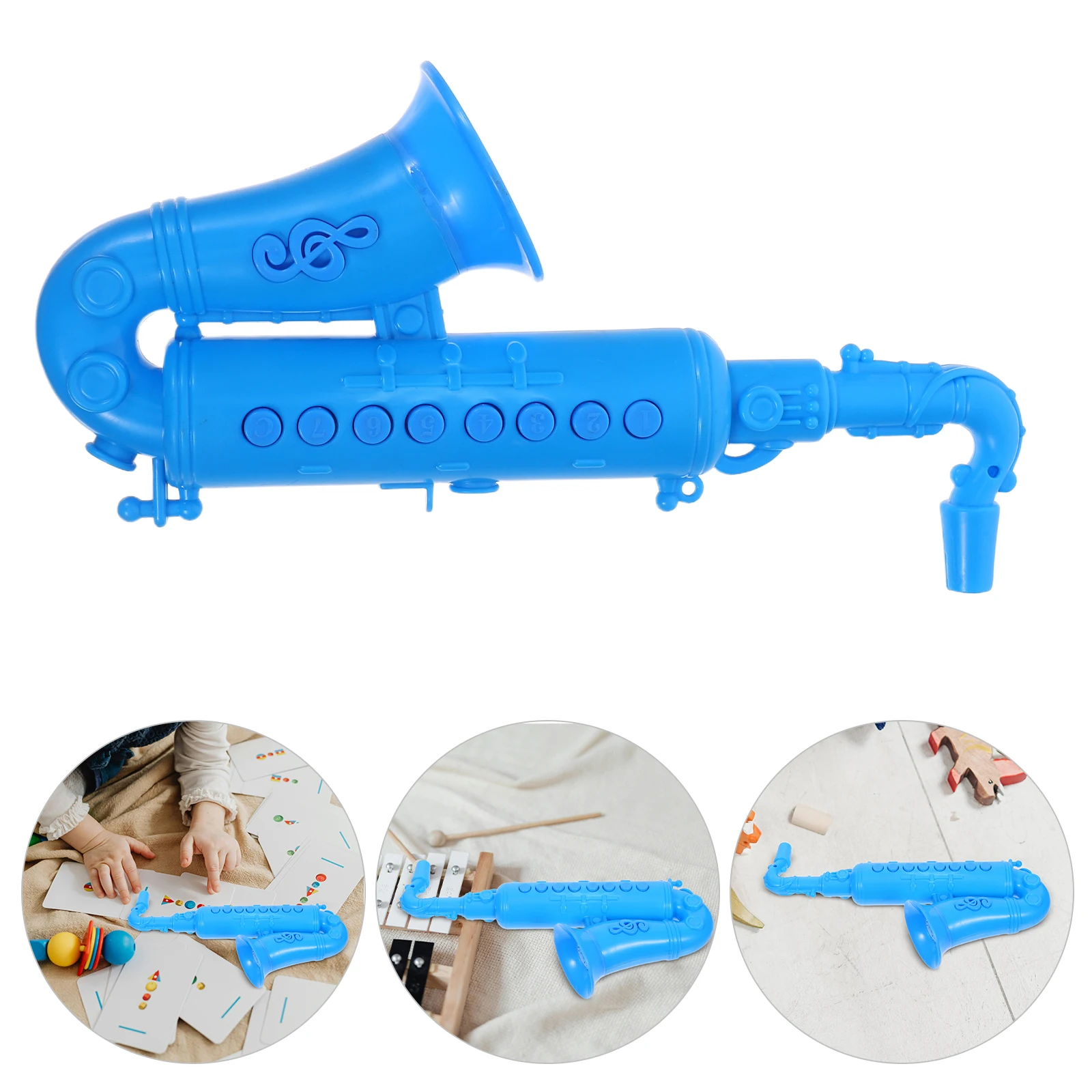 

Early Education Saxophone Toys Children's Musical Instruments Plastic Preschool