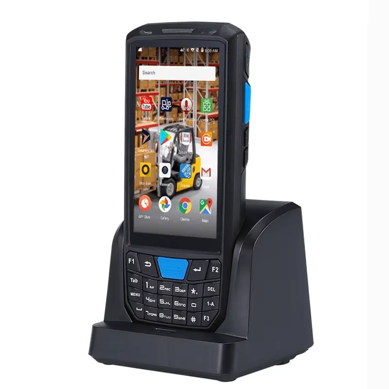 Rugged Android PDA T80U WiFi 4G NFC RFID Portable Handheld Scanner 1D 2D Barcode Reader for Logistics And Warehousing