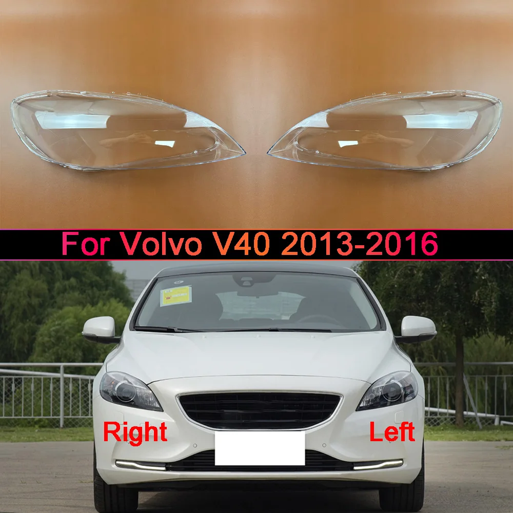 Transparente Scheinwerferlinse für Volvo 2013-2016 V40 Scheinwerfergehäuse Lampenschirm Linse Transparente Scheinwerferabdeckung Plexiglas