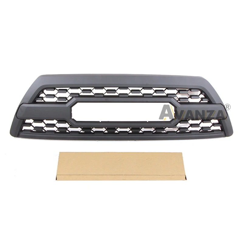 Matowy czarny grill przedni ze światłami pasuje do Toyota 4Runner 2006 2007 2008 2009 Racing grill