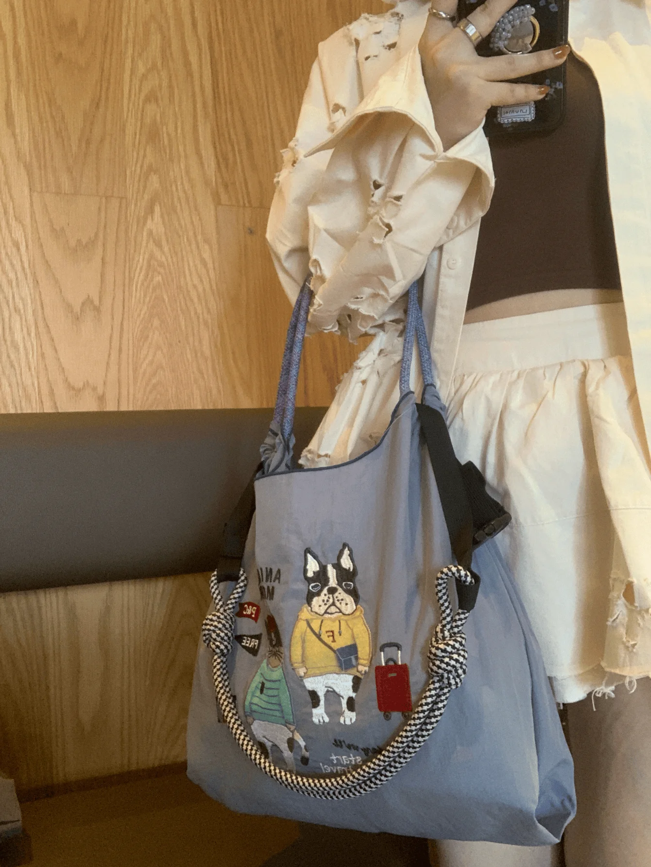 bolsa-de-compras-bordada-estilo-japones-bolsa-de-ombro-feminina-grande-capacidade-leve-e-dobravel-padrao-animal-sacola-pode-ser-usada-corpo-cruzado-adequada-para-compras-deslocamento-lazer-festas-de-ferias-presentes-surpresa