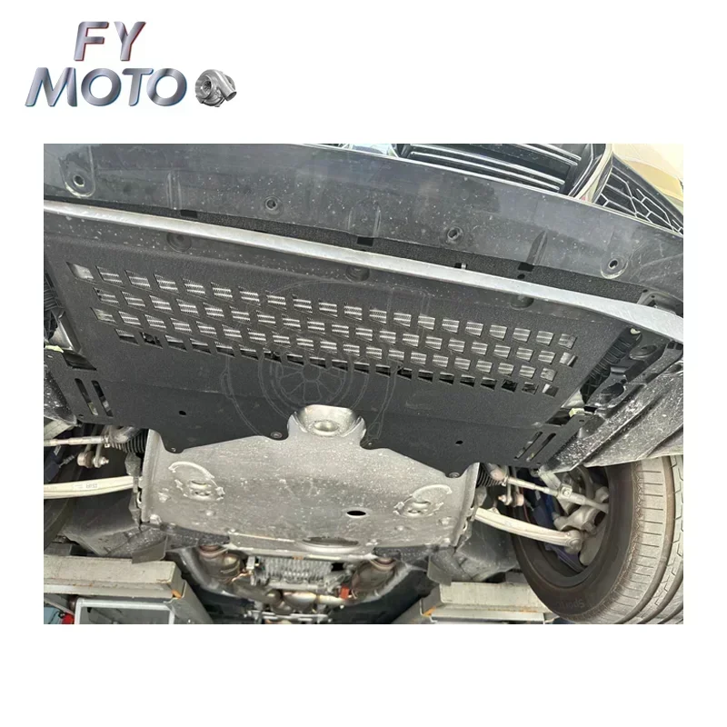 Black Oil Cooler Shield For BMW G80 M3 G82 M4 Hexagonal Hole