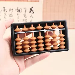 Special 7-speed 5-bead Mathematics Abacus Education Toys For Children Montessori Arithmetic Soroban Learning Maths Props