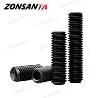Hex Socket Cup Set Screw M2 M2.5 M3 M4 M5 M6 M8 M10 M12 Black Grade12.9 Carbon Steel Bolt Headless Concave End Grub Screw DIN916