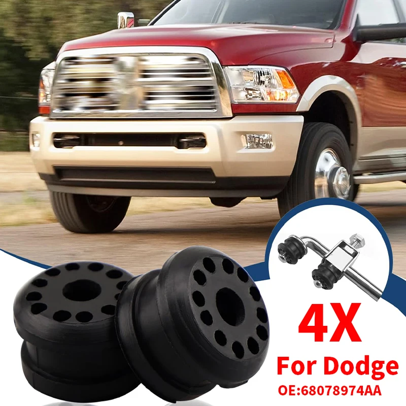 

4pc For Dodge Ram 1500 2500 3500 2002-2010 4x4 Transfer Case Shifter Linkage Control Lever Bushing Grommet 68078975AA 68078974AA