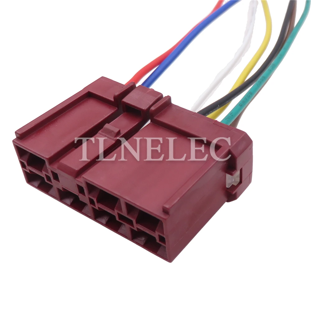 7 Pin Way Auto Large Current Unsealed Connector with Wires Car High Power Wiring Cable Sockets 6098-0214