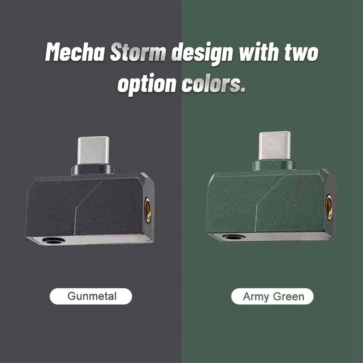 Upgraded CD-2 Type-C to 3.5mm 4.4mm Decoder for Android/IOS//Win10 A