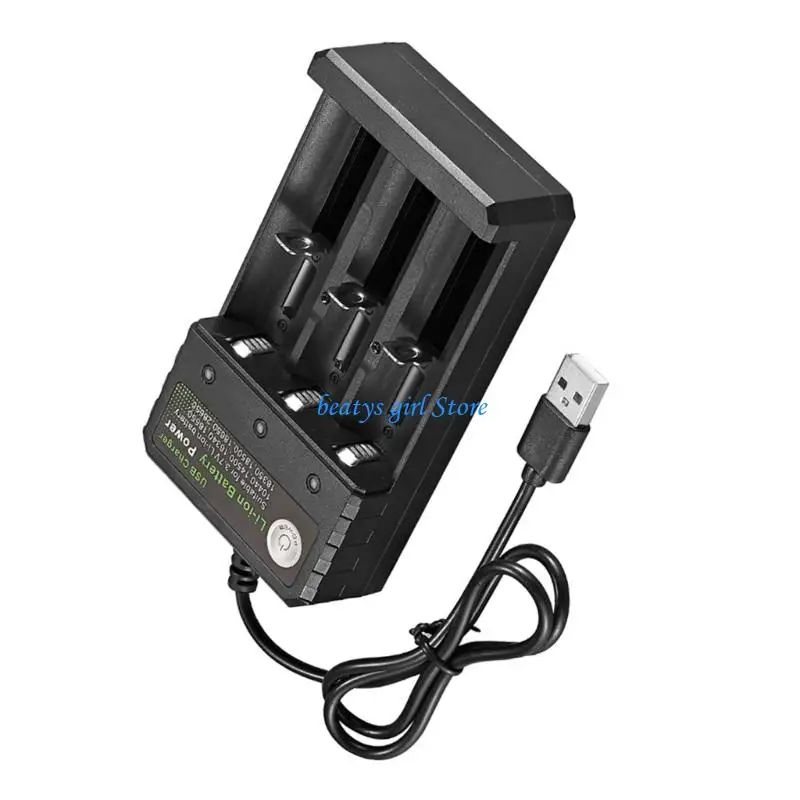 

C7AB 18650 Battery USB Independent Charging for Home and Outdoor Use