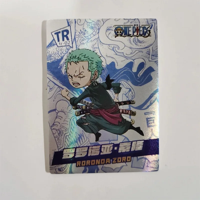 Anime One Piece QR QS TR Cards Luffy Sanji Zoro Ace Nami Robin Hancock Collection Cards Christmas Birthday Gifts Children's Toys