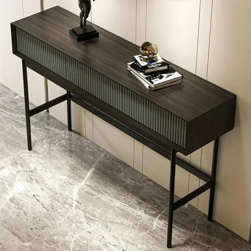 

Роскошная мебель для гостиной в скандинавском стиле, деревянные консольные столы с ящиками, домашняя входная консоль, ультраузкий шкаф на крыльце