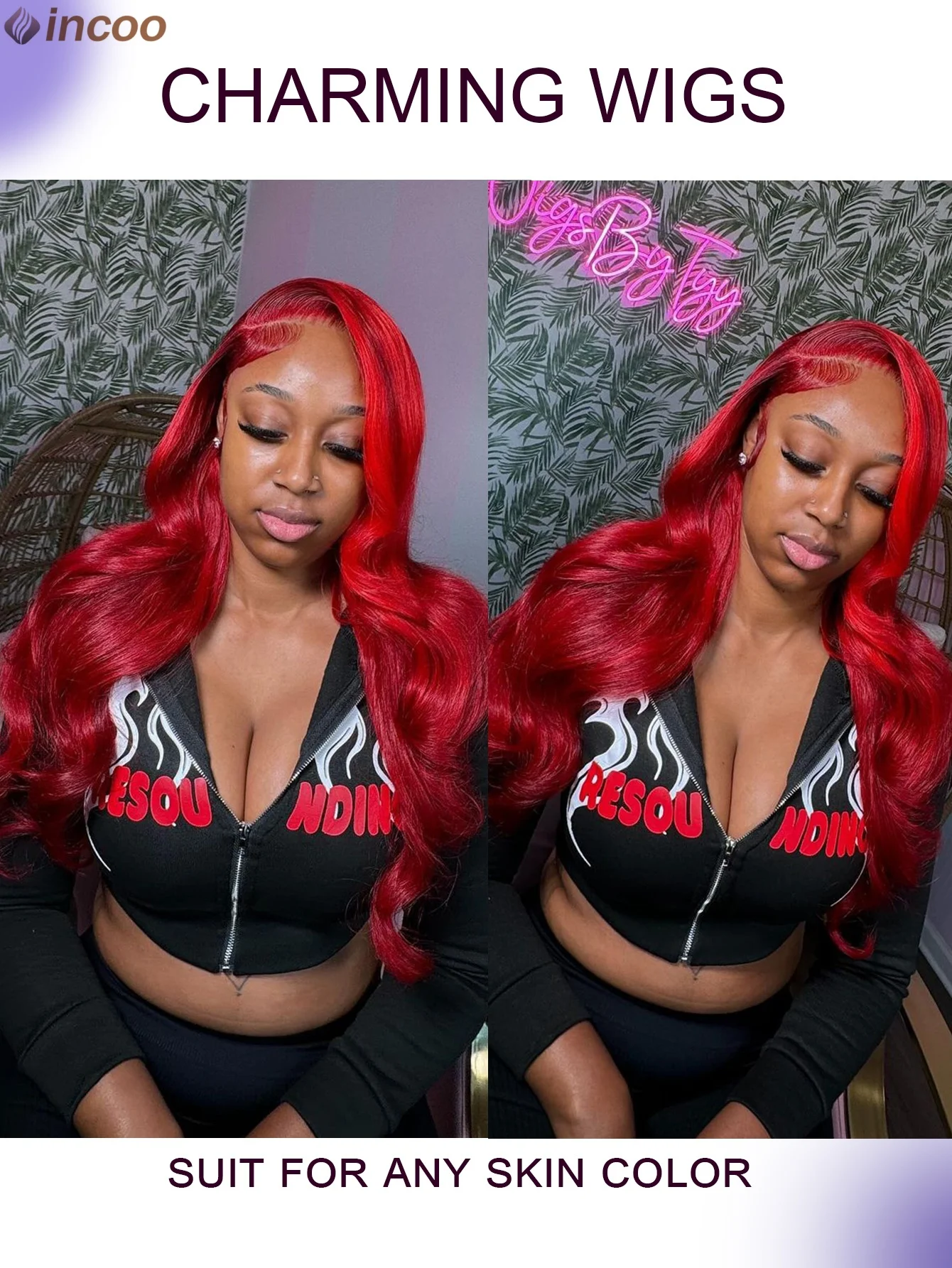 13X6 Lace Frontals Wig Hot Red Body Wave 30 40 Inch 13X4 Lace Front Human Hair Wigs Pre Plucked Burgundy Colored Lace Front Wigs
