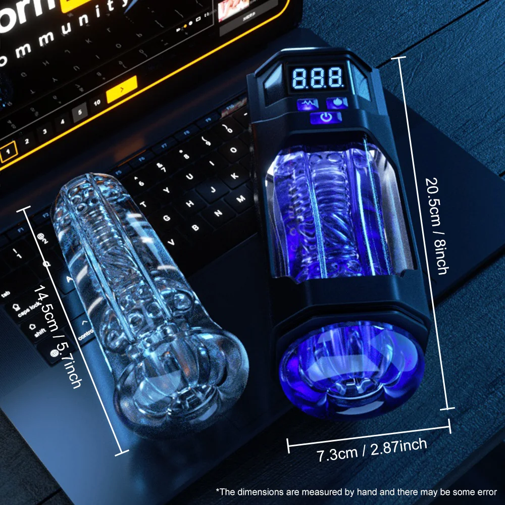 التلقائي ذكر الاستمناء الاهتزاز اللسان آلة الجنس الحقيقي الفم المهبل جهاز استمناء للرجال جيب كس تهتز لعبة