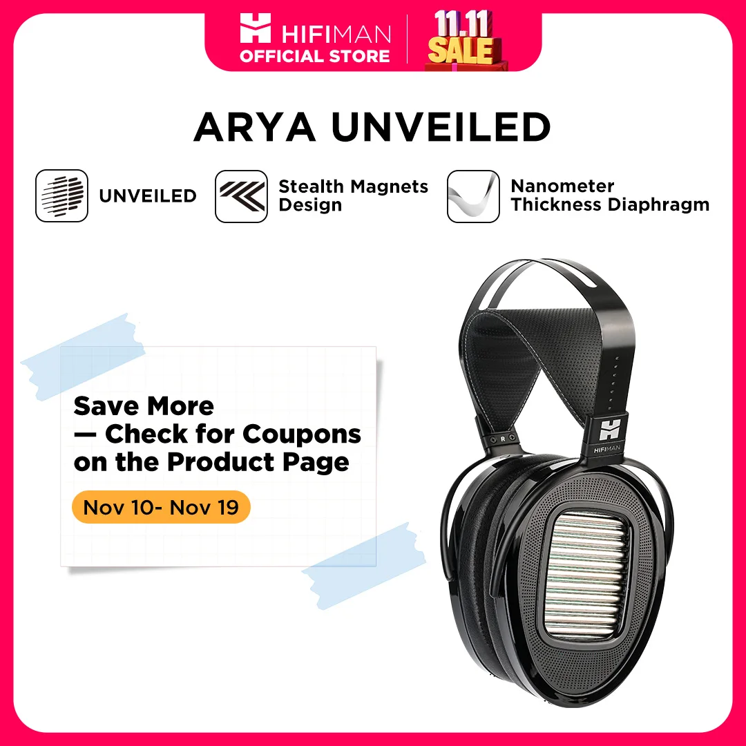 その他 Arya Stealth Amazon.com: HIFIMAN Arya Stealth Magnet Version Full-Size Over-Ear