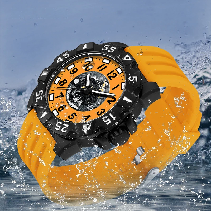 UTHAI CE110 Casual Men watch, digital fashion trend, creative waterproof quartz watches, cool clock gift watches for man