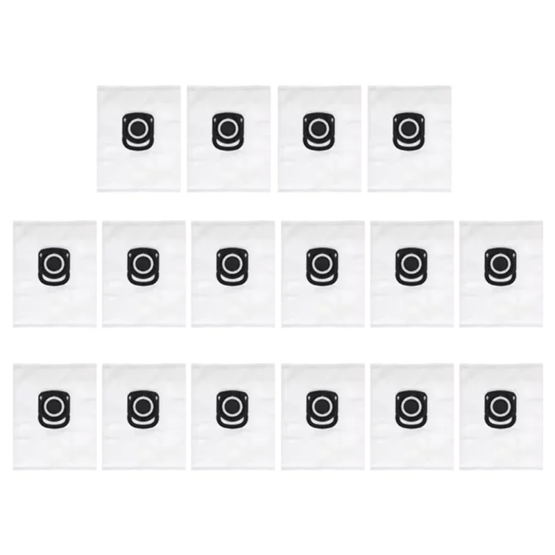 16 قطعة كيس ورقي للغبار لتيفال روينتا X-Plorer Serie 75S RR8577WH / 75S + RG8597W استبدال أجزاء كيس لجميع الغبار