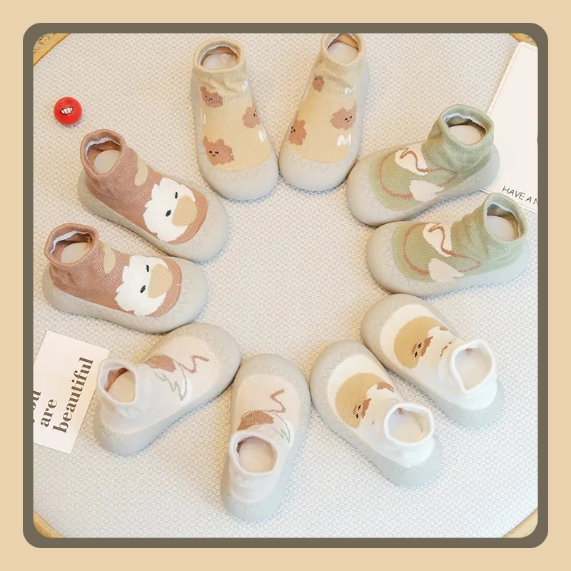 

Summer Style Boys And Girls Baby Anti-odor Floor Shoes And Socks Baby Walking Shoes Breathable Socks Indoor And Outdoor