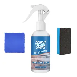 Concrete Stain Remover 100ml Auto Concrete Stain Removal Solution Effective Concrete Stain Removing Solution For Glass Metal