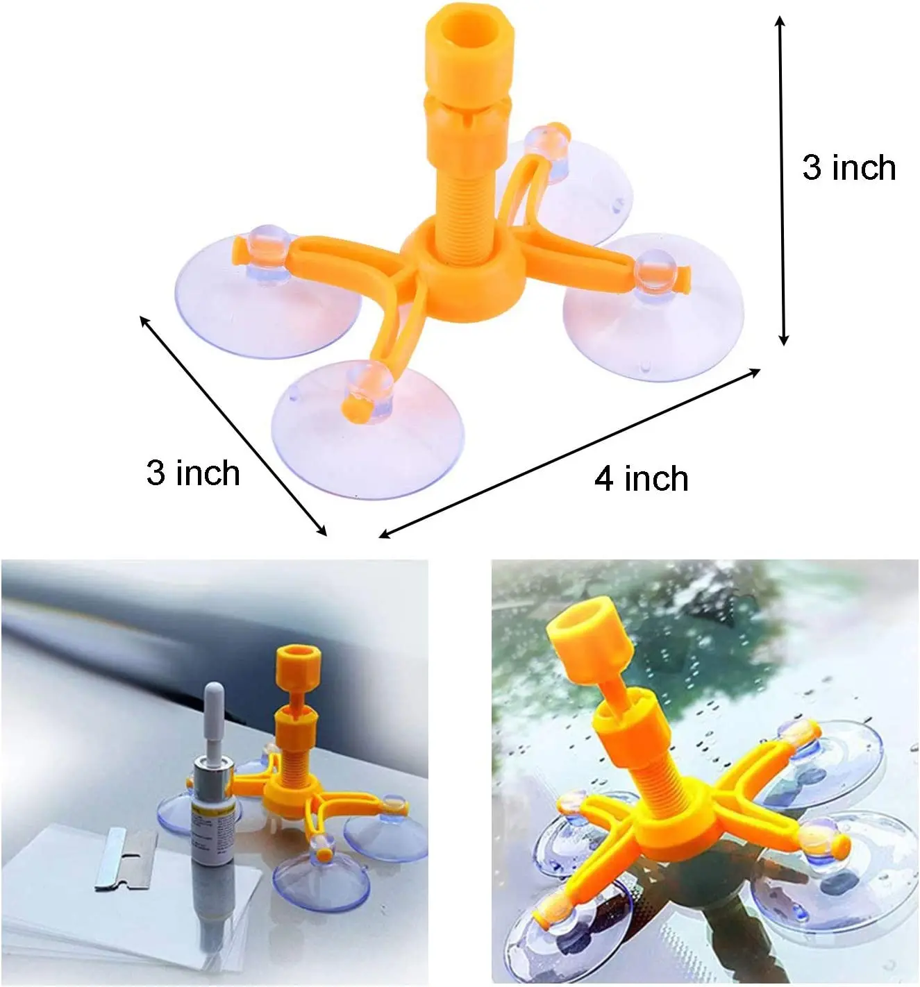 Windshield Repair Kit, Car Windshield Crack Repair Kit Glass Repair Kit for Repairing Auto Glasses Windshield/Cracks/Chip