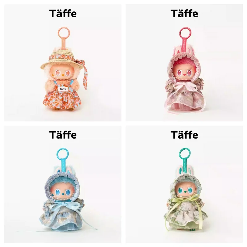 

100% Original Doll Clothes For 17cm Labubu Dress Up Clothes Suitable Labubu Floral Dresses Outfit Accessories Birthday Gifts