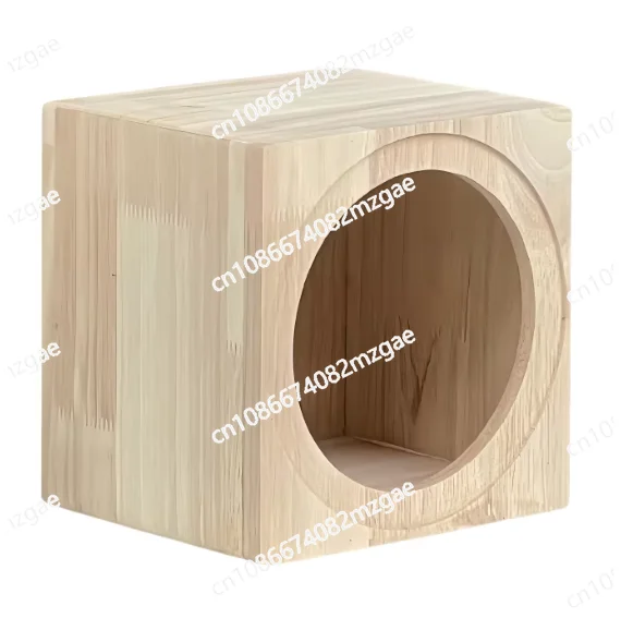 household solid wood box Single speaker Car audio speaker 3.5  4  5  6.5   8 inch speaker wooden box empty box