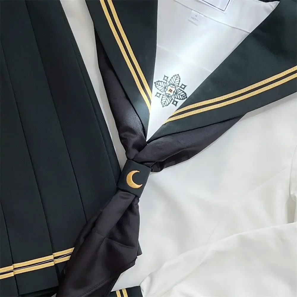 Nuovi arrivi Songsen Basic Jk Suit Uniforme scolastica giapponese per ragazza Set Gonna a pieghe Marinaio Fuku Gita primaverile Prodotti autentici