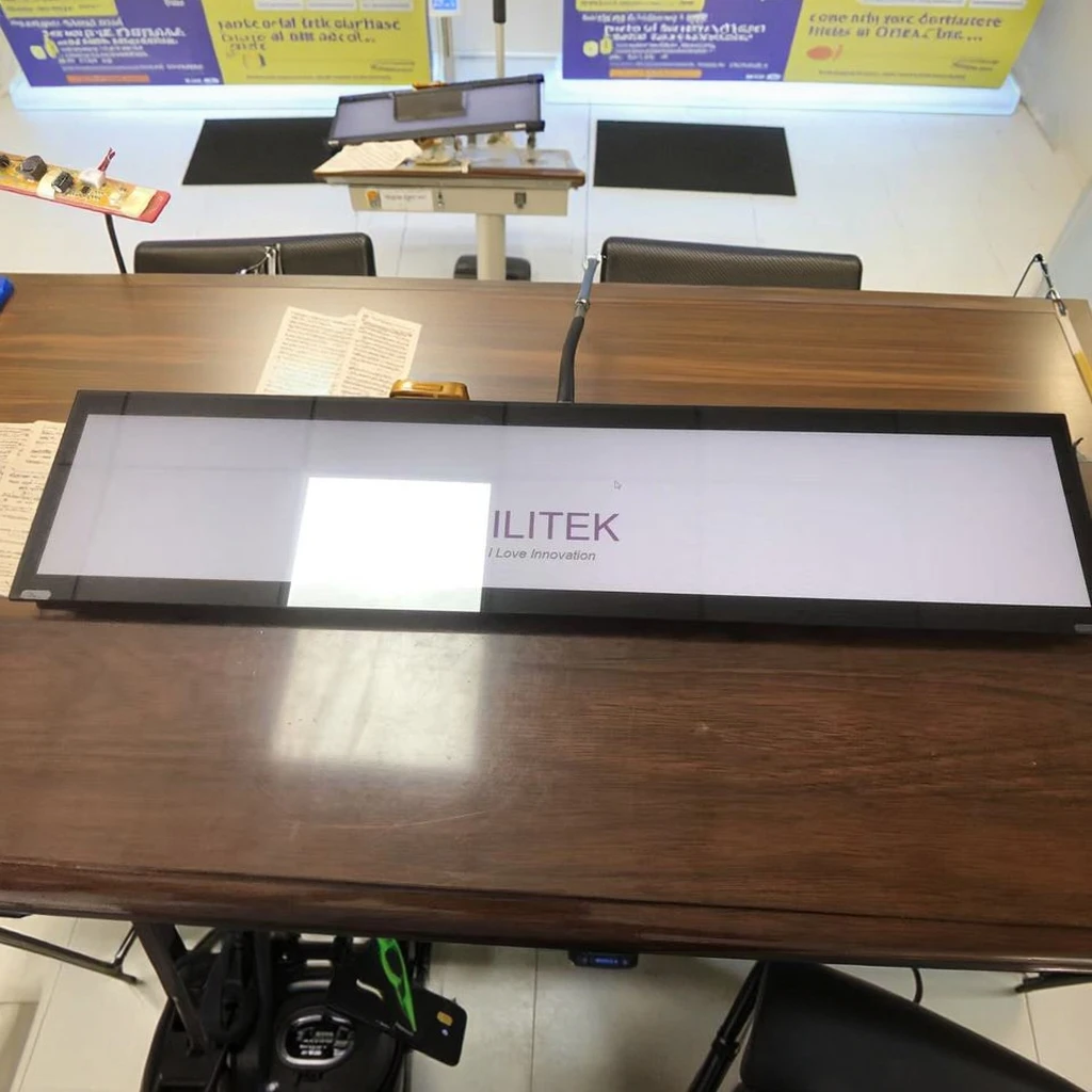 19.1-Inch TFT Bar LCD Screen with PCAP TOUCH  Wall Hanging Advertising Machine for Subway Transportation Super Container