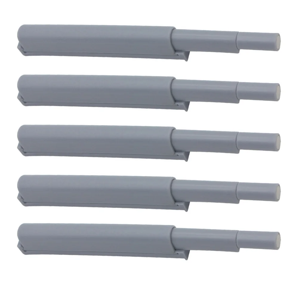 

5Pcs Cabinet Door Touch Open Damper Buffer With Magnet Abs Drawer Hinges Furniture Hardware Rebound Hinges Cabinet Door Damper