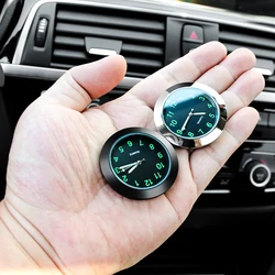 Reloj luminoso para coche, accesorio de adorno para Ford Focus Mk2 2 3 Fiesta Mk7 Ranger Mondeo Mk4 4 Fusion Kuga C S Max