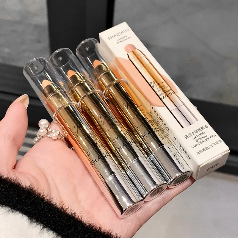 Correcteur tridimensionnel naturel couvrir les cernes du visage sous les yeux correcteur Spot acné marque dormeur correcteur éclaircissant