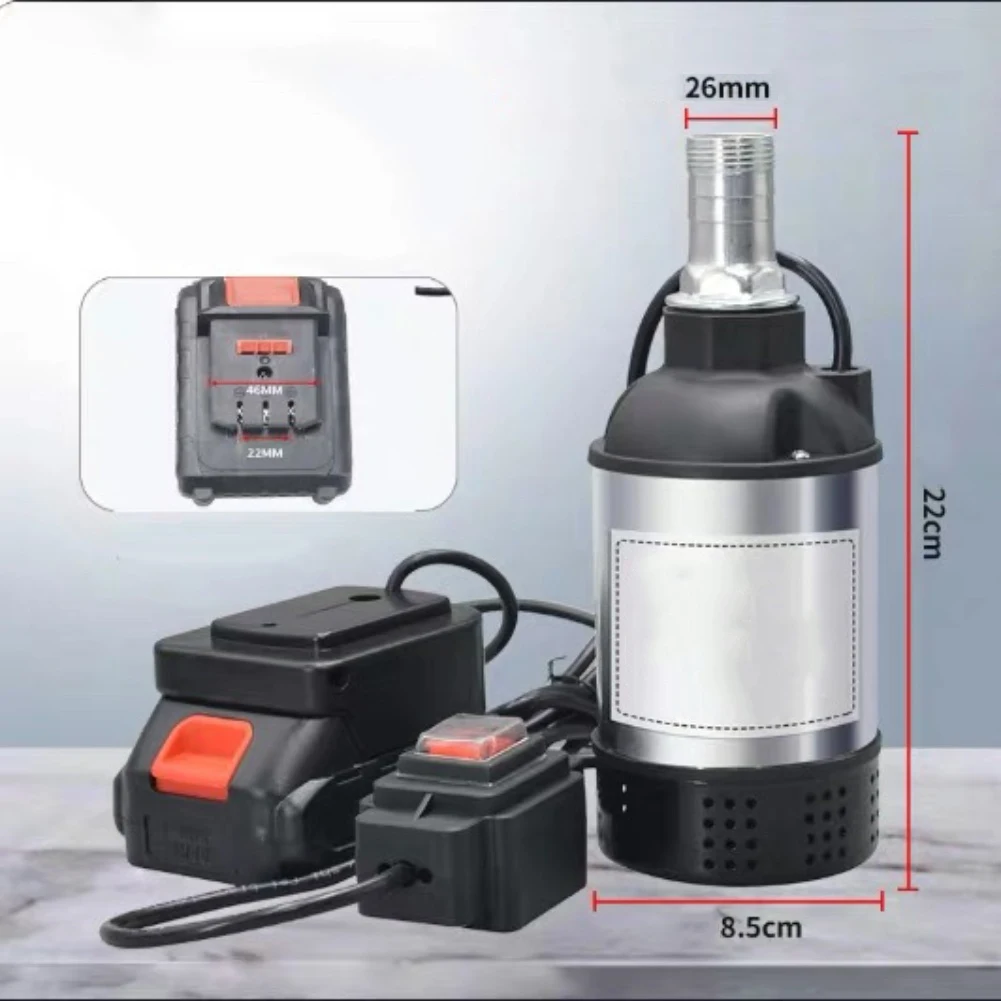 Brushless 21V Cordless Submersible Water Pump for Aquariums and Oil Transfer Applications Flow Rate 30-40L Min Head 4M