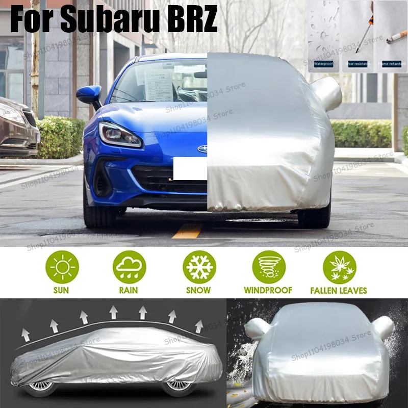 

For Subaru BRZ Auto parts Anti snow Anti dust Sunscreen Anti-uv Anti peeling paint And Anti Rainwater 210t car cover Car cover