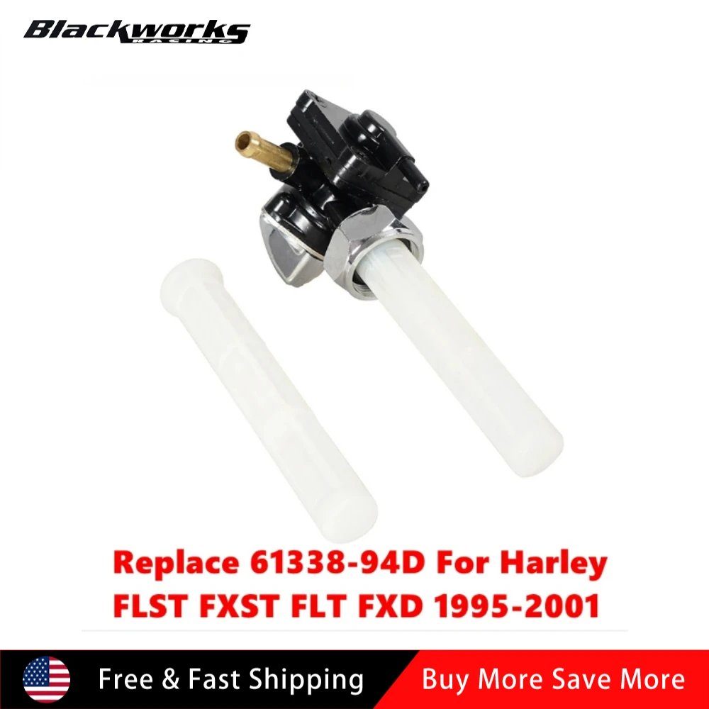 

61338-94D Топливный кран с наружной резьбой, подходит для Harley FLST FXST FLT FXD 1995-2001, запчасти для мотоциклов