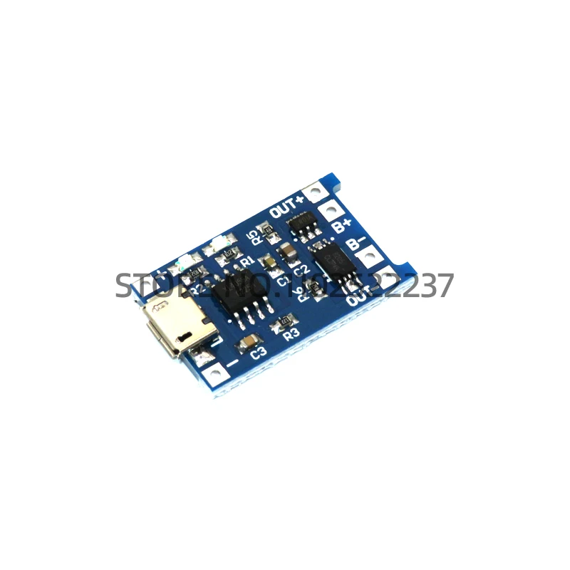 TP4056 With Protection Dual Functions 5V 1A Mini Micro TYPE-C USB 18650 Lithium Battery Charging Board Charger Module 1A Li-ion