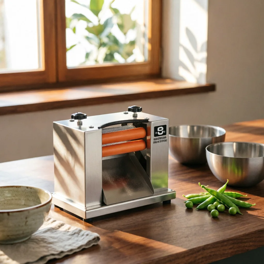Edamame Shelling Machine High Performance Edamame Sheller Hand Crank Bean Husker Commercial Grade Farm Tool Easy to Use
