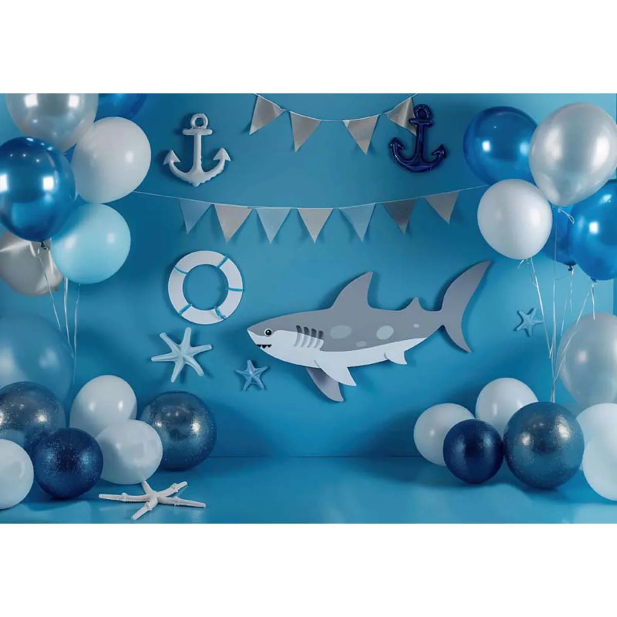 Allenjoy Sea Shark Backdrop