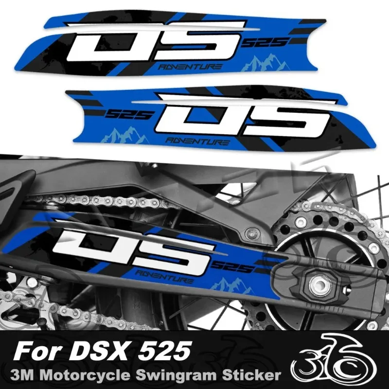 

For VOGE Valico DS525X 525DSX DSX525 525 DSX Motorcycle Swingarm Sticker Rotating Shaft Swing Arm Protection Decals Waterproof
