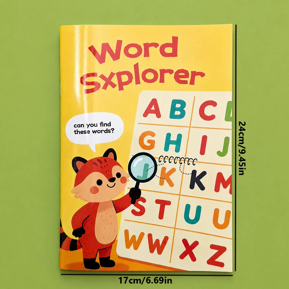 Find the Words Puzzle Book: Word Explorer – Fun Letter Grid Activities for Kids’ Brain Training