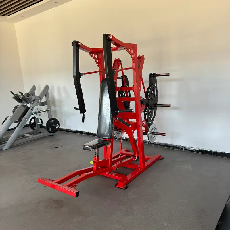 Home Gym Fitness Equipment Plate Loaded Lat Pull Down Training Machine